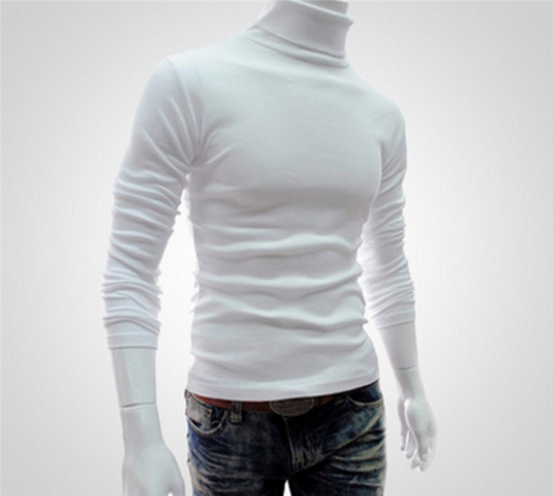 Turtleneck Men's Sweater Winter Men Slim Warm Cotton High Neck Pullover Top Jumper Knit Sweater 3FS, Black
Turtleneck Men's Sweater Winter Men Slim Warm Cotton High Neck Pullover Top Jumper Knit Sweater 3FS, Black