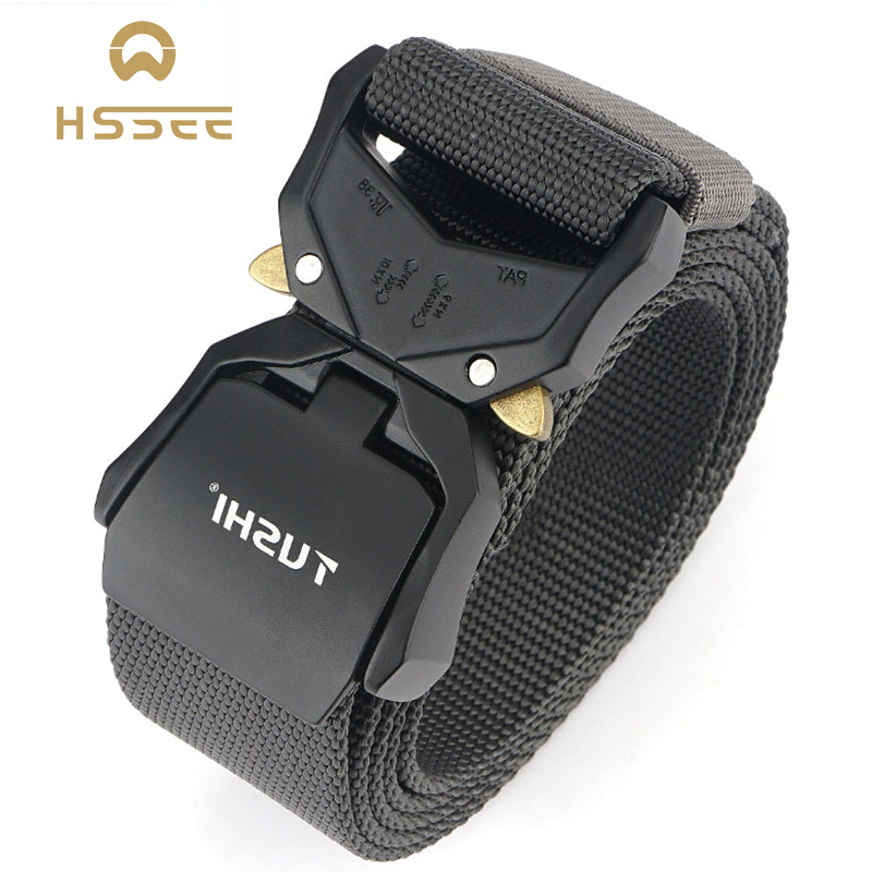 HSSEE Official Genuine Men's Tactical Belt Metal Quick Release Buckle Belt Soft Genuine Nylon Multifunctional Army, Blue
HSSEE Official Genuine Men's Tactical Belt Metal Quick Release Buckle Belt Soft Genuine Nylon Multifunctional Army, Blue