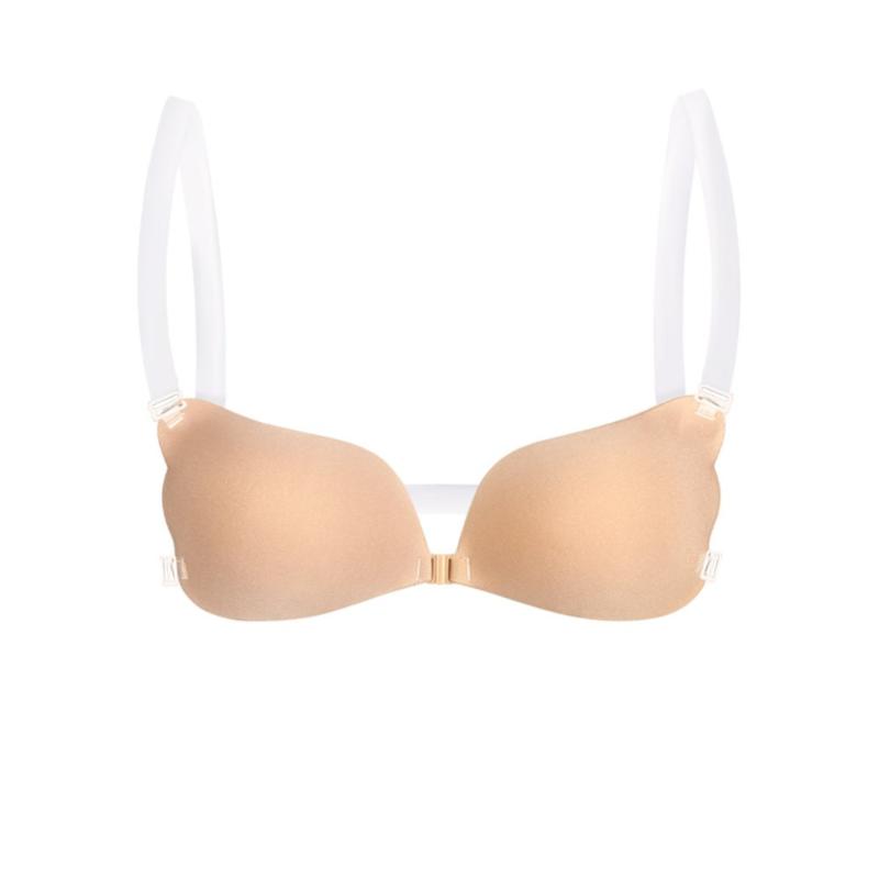 2020 New Women Self Adhesive Silicone Invisible Push-up Bra with 2 Convertible Clear Straps, Black clip
2020 New Women Self Adhesive Silicone Invisible Push-up Bra with 2 Convertible Clear Straps, Black clip