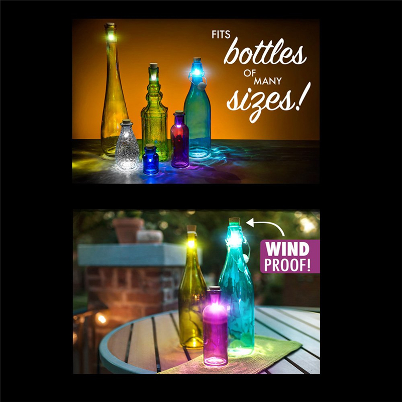 Bottle Lights LED Night Light USB Rechargeable Cork Shape Craft Lights for Wine Bottles Party Decor Lamp