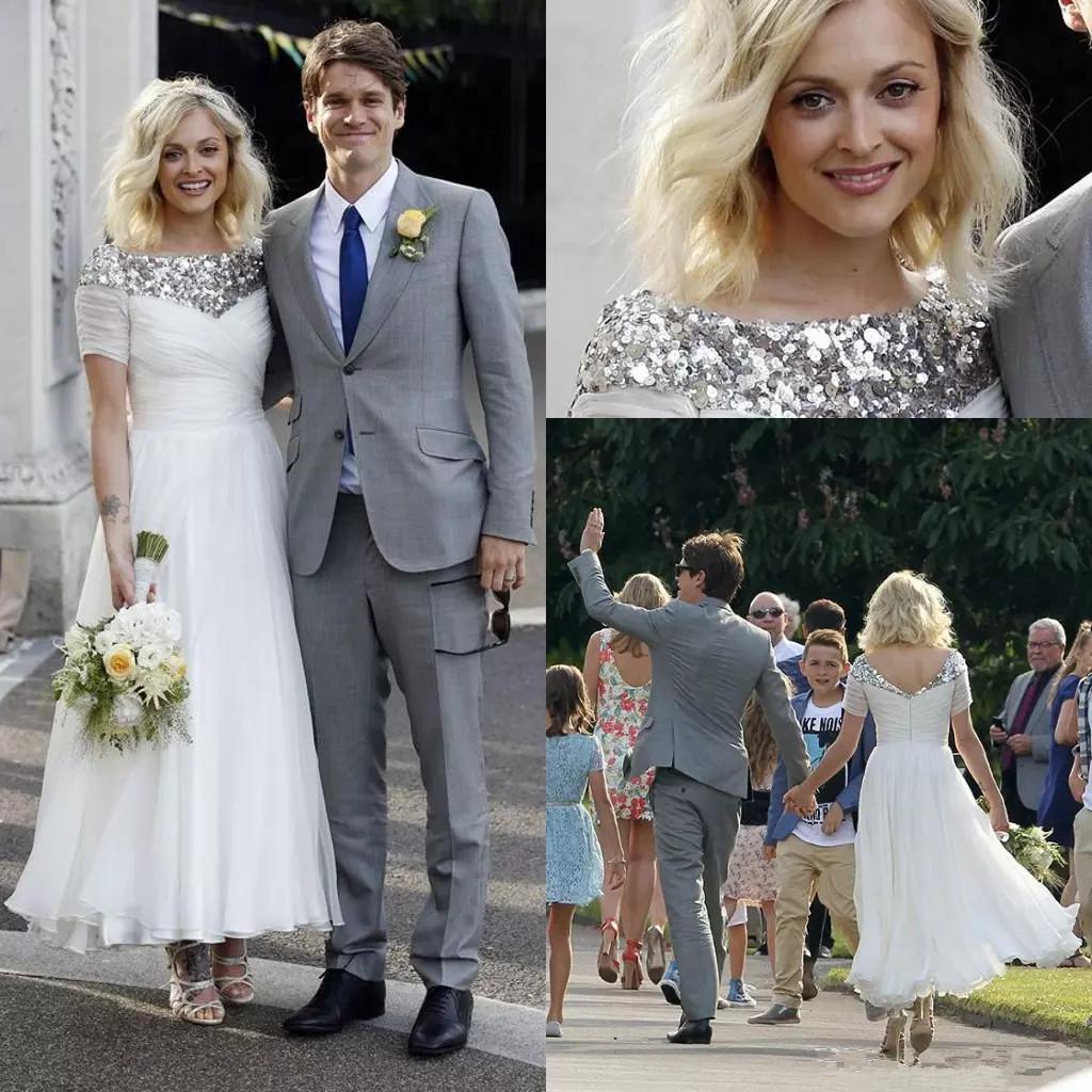 Vintage Short Sleeves Wedding Dresses Fearne Cotton Married Jesse Wood White Beaded Ankle Length Wedding Bridal Gowns Robe De Soiree, Dark red
Vintage Short Sleeves Wedding Dresses Fearne Cotton Married Jesse Wood White Beaded Ankle Length Wedding Bridal Gowns Robe De Soiree, Dark red