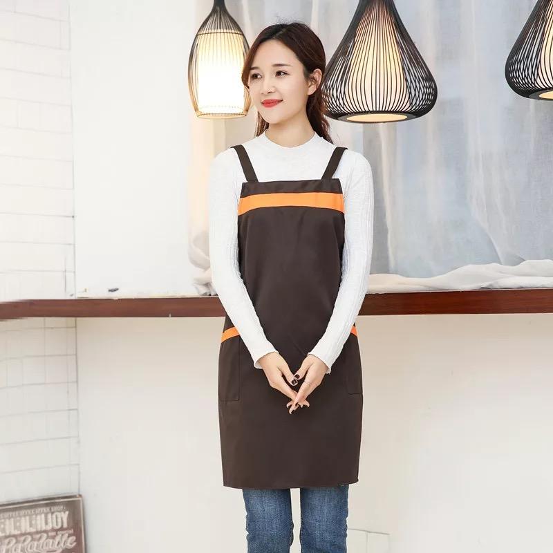 Korean Style Apron Waterproof Aprons H Shape Polyester Fabrics and PU Aprons For women Kitchen Household Cleaning Work Apron 
Korean Style Apron Waterproof Aprons H Shape Polyester Fabrics and PU Aprons For women Kitchen Household Cleaning Work Apron
