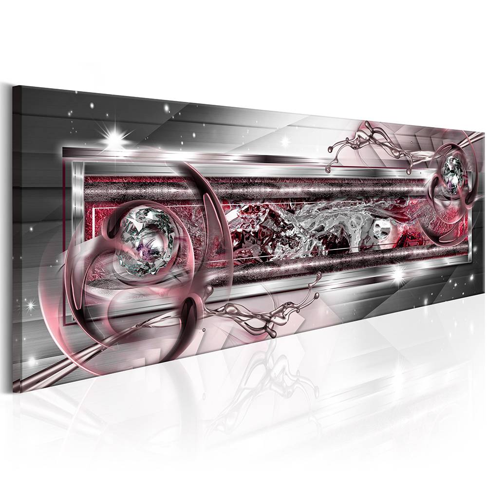 Fantasy Abstract Diamonds Design Art Canvas Print Modern Fashion Home Decoration, Choose Color & Size (Multicolor)No Frame