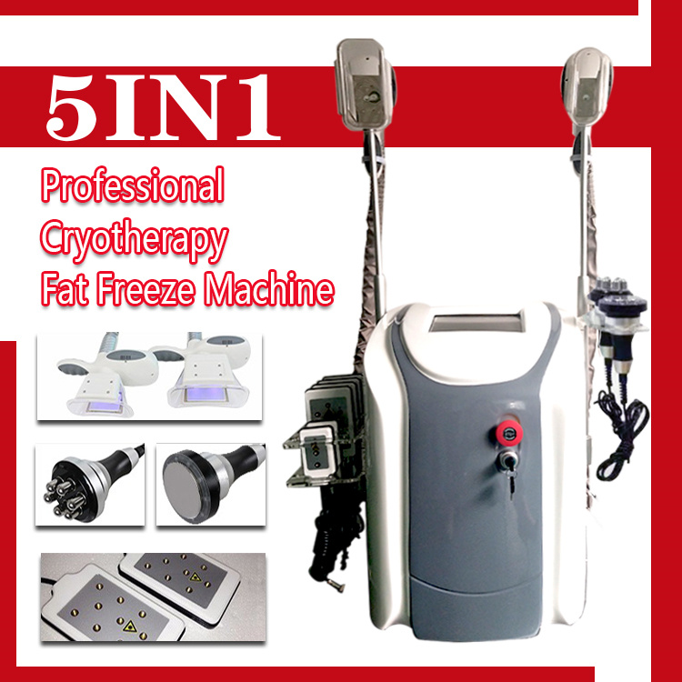 cryolipolysis fat freezing machine slimming 40K ultrasound cryotherapy face/body RF 6 pads LLLT lipo laser machine