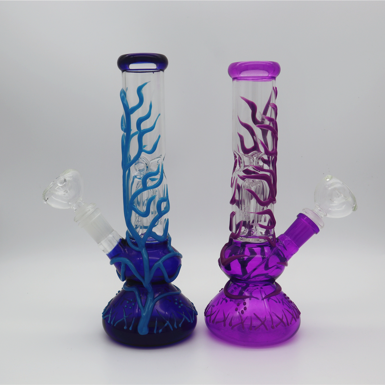 10"Thick Straight tube bongs 25cm Blue and Purple glass dab rigs inline perc bongs with 14mm joint
10"Thick Straight tube bongs 25cm Blue and Purple glass dab rigs inline perc bongs with 14mm joint