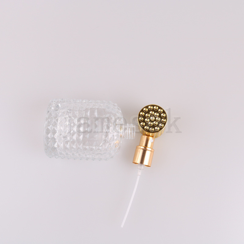 Portable Glass Perfume Spray Bottles 30ml/50ml Empty Cosmetic Containers Atomizer Bottle For Outdoor Travel Perfume Bottles DA164