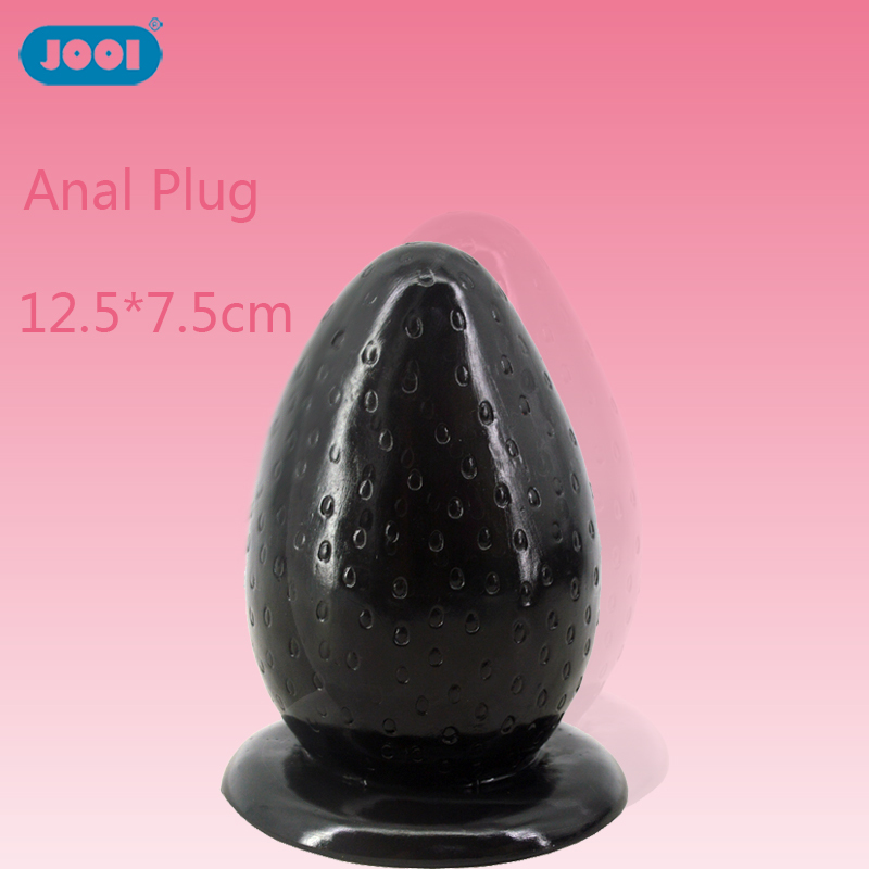 Anal Plug Strawberry Butt Plug Surface Rough With Suction Cup Anal Enlargement Man Women Sex Toys JOOI Sex Shop Y200421