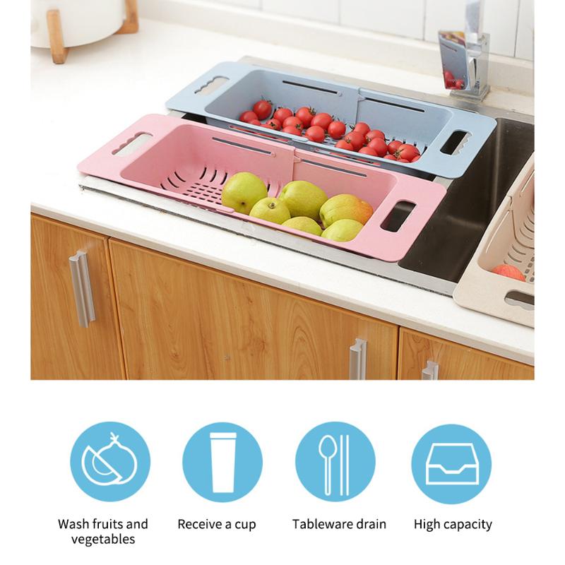 Retractable Hangable Sink Hollow Drain Baskets Adjustable Large Kitchen Washing Fruit Vegetable Dish Water Fliter Storage Basket
Retractable Hangable Sink Hollow Drain Baskets Adjustable Large Kitchen Washing Fruit Vegetable Dish Water Fliter Storage Basket