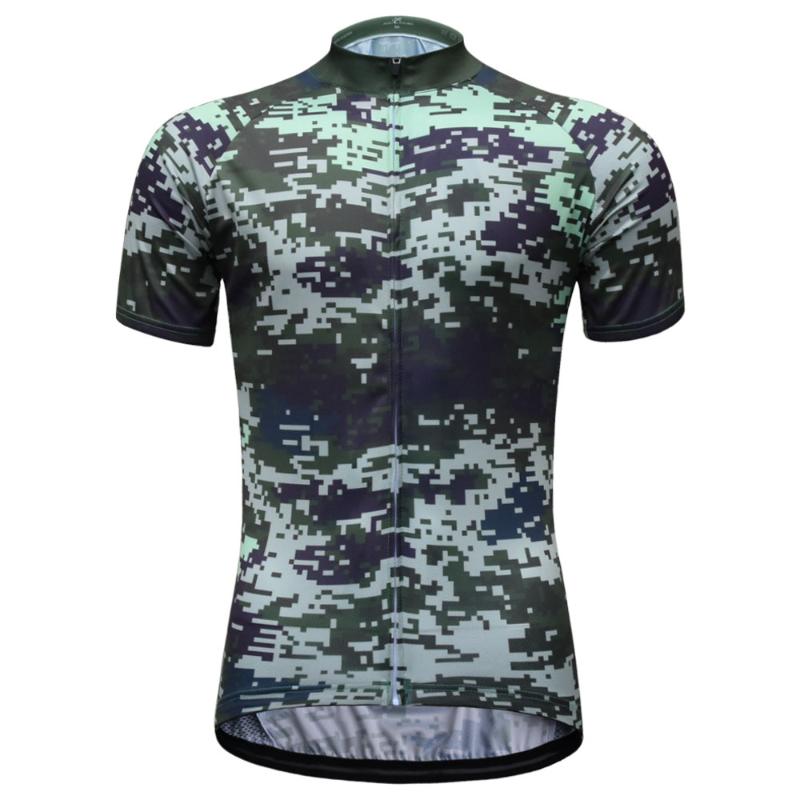Cycling Jersey Men's Breathable Camouflage Cycling Jersey Outdoor Sports Wear MTB Bike Camisa Ciclismo in 6 Size, Black
Cycling Jersey Men's Breathable Camouflage Cycling Jersey Outdoor Sports Wear MTB Bike Camisa Ciclismo in 6 Size, Black