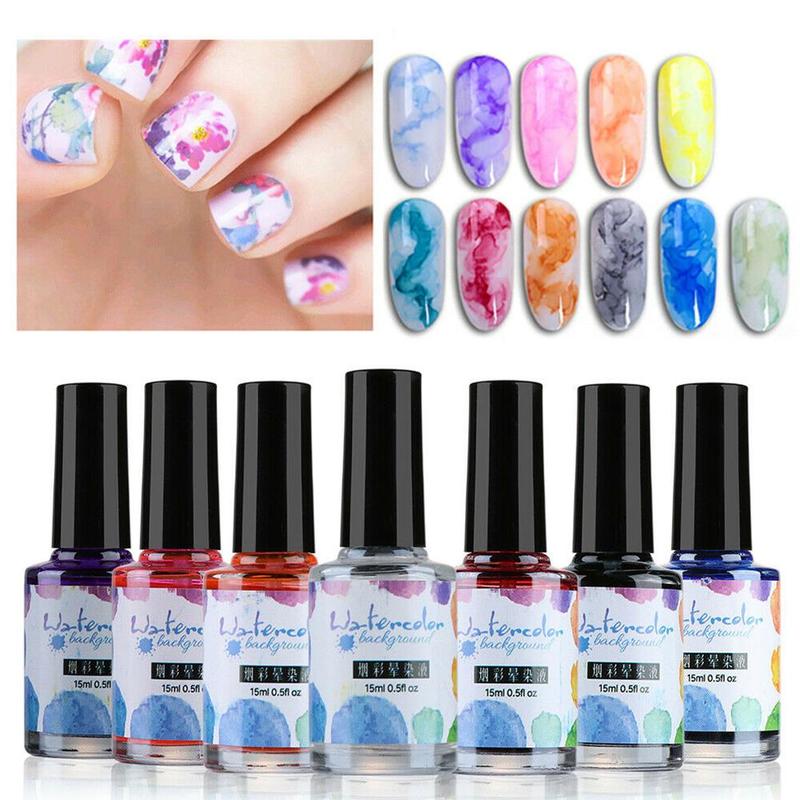 15ml Ink Watercolor Drops For Nails Blooming Gel Smoke Effect Watercolor Drops Nail Polish Diy Varnish Manicure Decor Nail Art, Mixed and random
15ml Ink Watercolor Drops For Nails Blooming Gel Smoke Effect Watercolor Drops Nail Polish Diy Varnish Manicure Decor Nail Art, Mixed and random