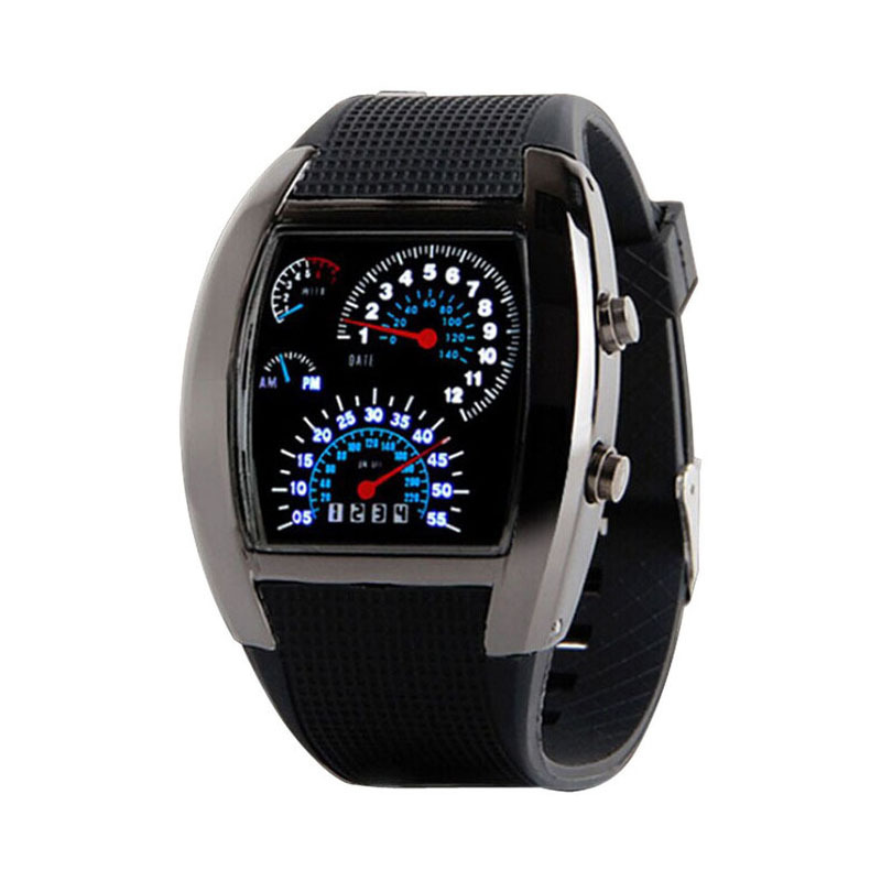 new arrivals designers fashion watch led electronic watches mens fashion sports aviation sector dashboard creative watch a28 free, Black
new arrivals designers fashion watch led electronic watches mens fashion sports aviation sector dashboard creative watch a28 free, Black
