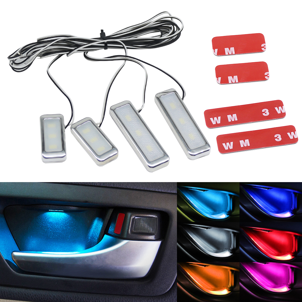 4pcs/set LED Ambient Atmosphere Car Style Interior Inner Door Bowl Handle Armrest Light Car Door Interior Light Decorative Lamp
4pcs/set LED Ambient Atmosphere Car Style Interior Inner Door Bowl Handle Armrest Light Car Door Interior Light Decorative Lamp