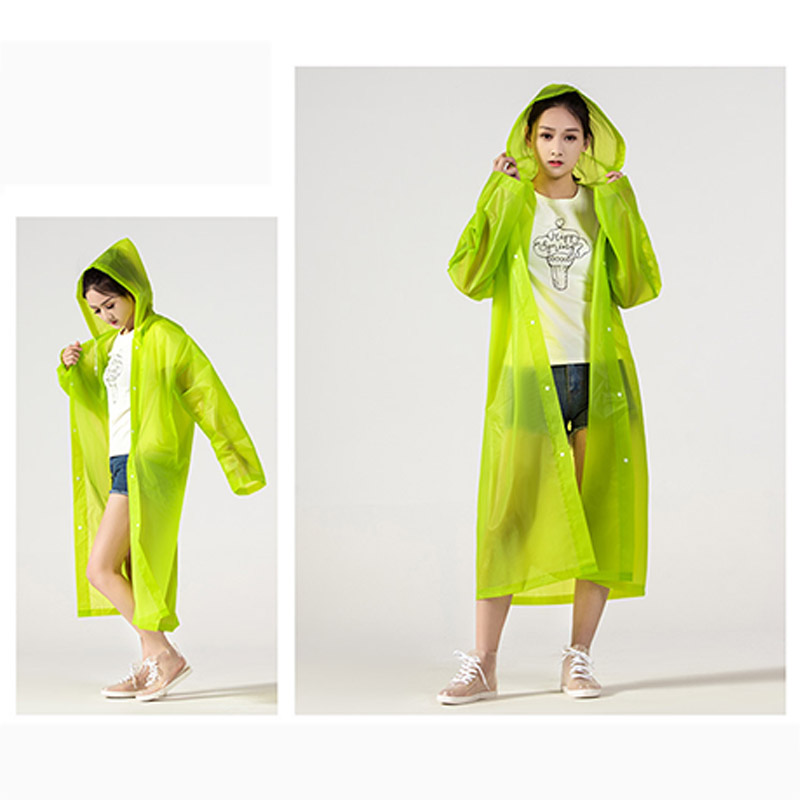 EVA Adult Raincoat Portable Outdoor Travel Rainwear Unisex Thicken Waterproof Breathable Camping Hooded Ponchos Rain Cover Suit
EVA Adult Raincoat Portable Outdoor Travel Rainwear Unisex Thicken Waterproof Breathable Camping Hooded Ponchos Rain Cover Suit