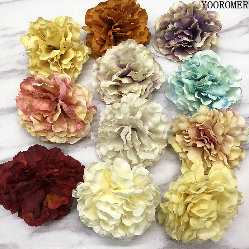 YOOROMER 5pcs Silk Carnation Heads artificial flower for home daisy Bridal bouquet wrist accessories Wedding car Decoration, Yellow
YOOROMER 5pcs Silk Carnation Heads artificial flower for home daisy Bridal bouquet wrist accessories Wedding car Decoration, Yellow