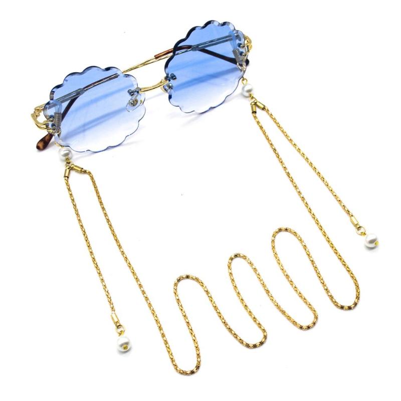 New Korean Gold Silver Eyeglass Chains Womens Pearl Sunglasses Reading Beaded Glasses Chain Eyewears Cord Holder Neck Strap Rope
New Korean Gold Silver Eyeglass Chains Womens Pearl Sunglasses Reading Beaded Glasses Chain Eyewears Cord Holder Neck Strap Rope