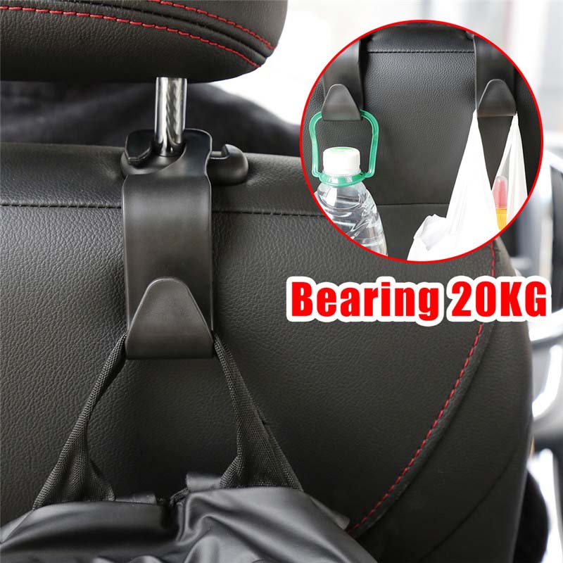 Car Back Seat Hanger Portable Purse Bag Hanging Bags Organizer Hook Holder Storage Auto Interior Accessories
