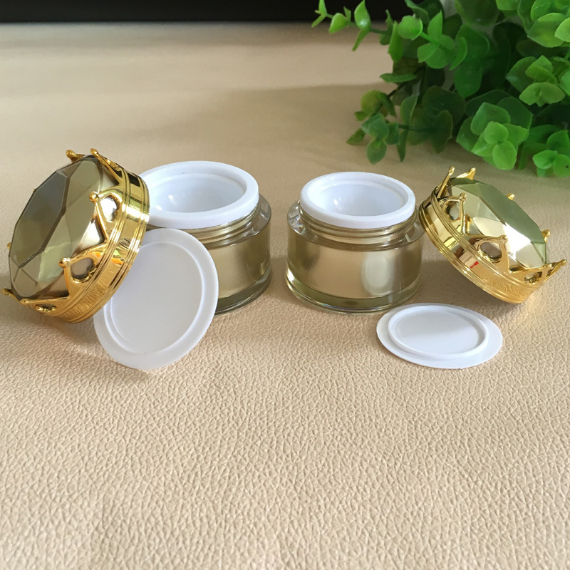 10pcs/lot 15g 20g Upscale Acrylic Cosmetic Cream Jars Pot Eyeshadow Makeup Face Cream Container Bottle Fashion Design Jars
10pcs/lot 15g 20g Upscale Acrylic Cosmetic Cream Jars Pot Eyeshadow Makeup Face Cream Container Bottle Fashion Design Jars