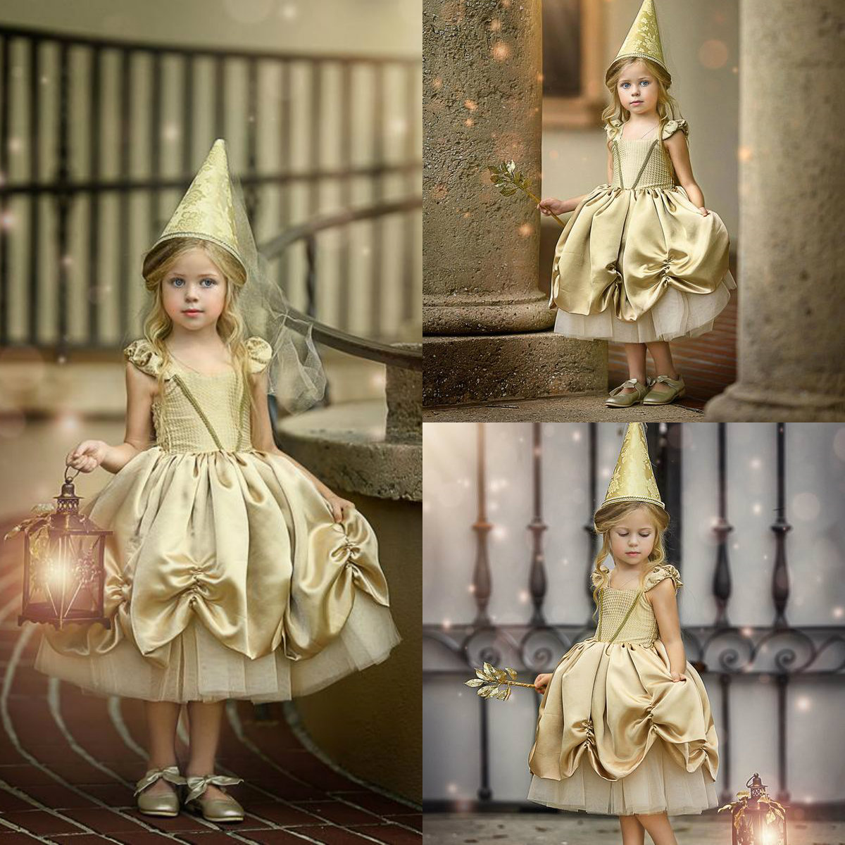 2019 First Holy Communion Dresses Cute Little Flower Girl Dress Cap Sleeves Square Neck Lace Ruffles Birthday Party Girls Pageant Gowns