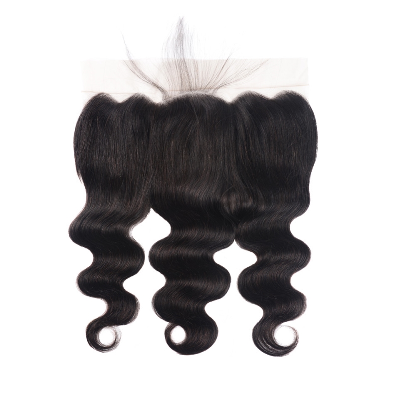 13X6 Lace Frontal Straight Malaysian Virgin Human Hair 13 By 6 Lace Frontals Natural Color 14-24inch Body Wave