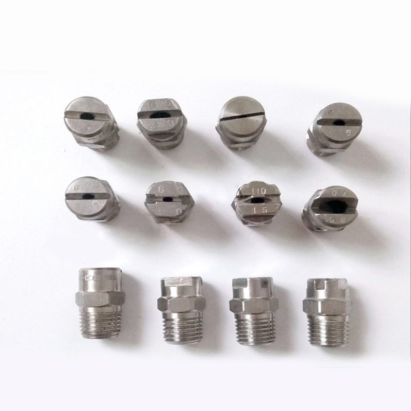 1/4 inch thread Stainless steel spray flat fan 110 angle nozzle washing gun nozzle car washer gun industry garden water
1/4 inch thread Stainless steel spray flat fan 110 angle nozzle washing gun nozzle car washer gun industry garden water