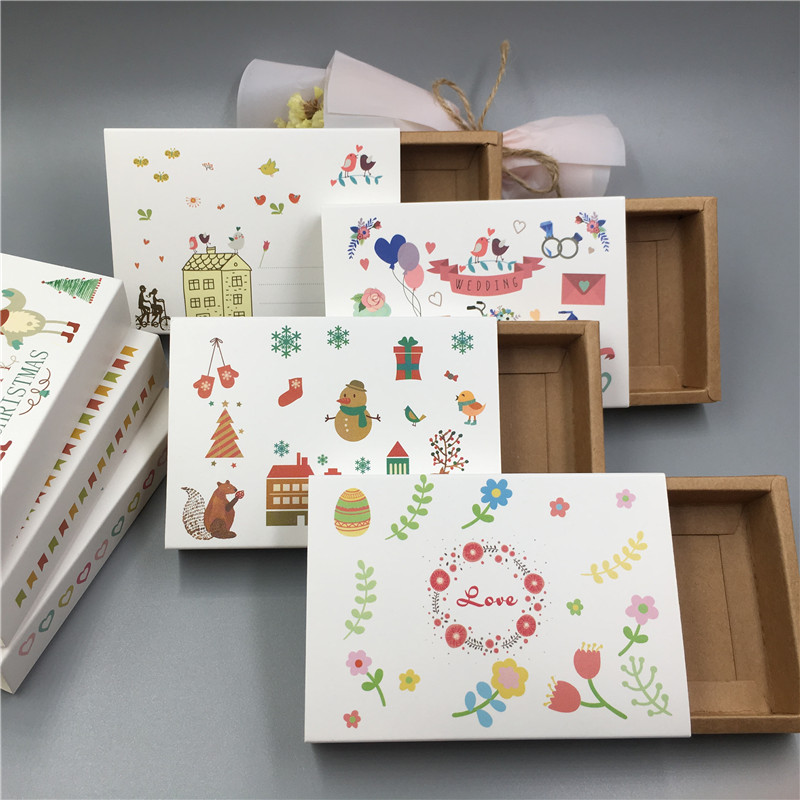 New Hot Kraft Paper Cardboard Drawer Matches Packing Boxes Wedding Party Candy Box Love Christmas Handmade Gifts Boxes
New Hot Kraft Paper Cardboard Drawer Matches Packing Boxes Wedding Party Candy Box Love Christmas Handmade Gifts Boxes