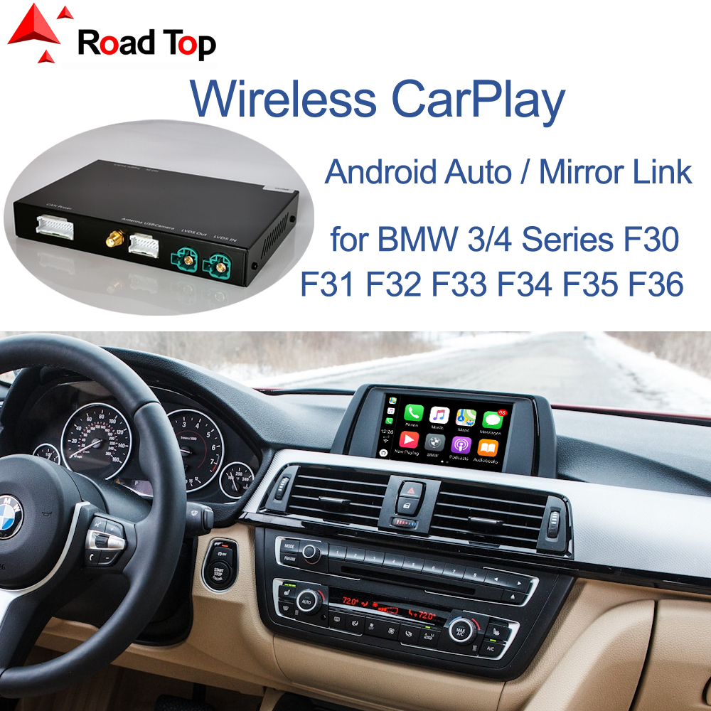 Wireless CarPlay for BMW 3 4 Series F30 F31 F32 F33 F34 F35 F36 2011-2016, with Android Mirror Link AirPlay Car Play Function
Wireless CarPlay for BMW 3 4 Series F30 F31 F32 F33 F34 F35 F36 2011-2016, with Android Mirror Link AirPlay Car Play Function