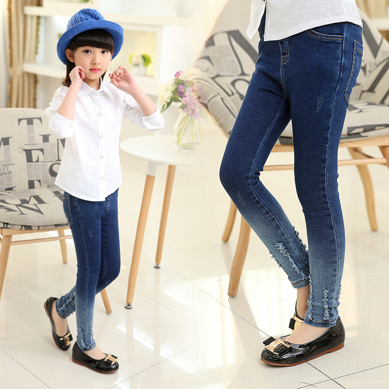 New teenage girls jeans cotton girls leggings pants fashion teenagers baby leggings for kids children jeans, Blue
New teenage girls jeans cotton girls leggings pants fashion teenagers baby leggings for kids children jeans, Blue