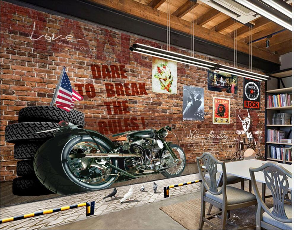 3d wallpaper custom photo mural Nostalgic retro brick wall wheel bar KTV background home decor 3d wall murals wallpaper for living room, Non-woven wallpaper
3d wallpaper custom photo mural Nostalgic retro brick wall wheel bar KTV background home decor 3d wall murals wallpaper for living room, Non-woven wallpaper