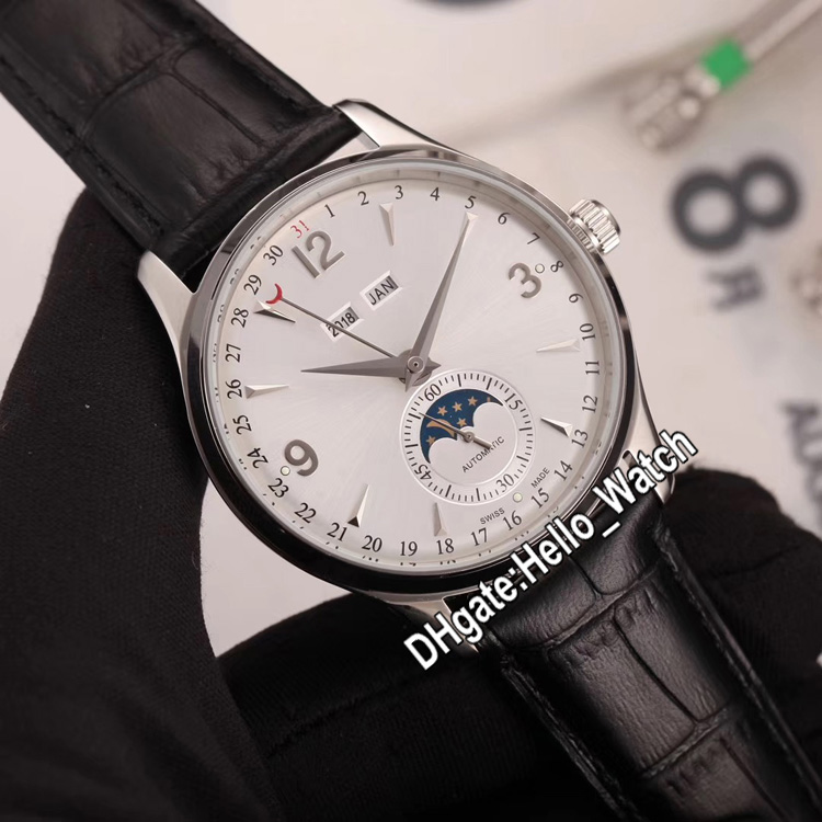 New Master Control Perpetual Calendar 1558420 Moon Phase Automatic Mens Watch White Dial Steel Case Leather Strap Gents Watches Hello_Watch, Custom waterproof service
New Master Control Perpetual Calendar 1558420 Moon Phase Automatic Mens Watch White Dial Steel Case Leather Strap Gents Watches Hello_Watch, Custom waterproof service