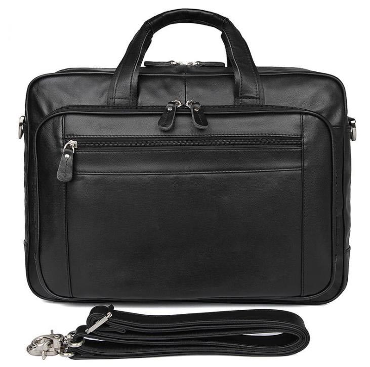 Designer-Napapi men's bag, leather business bag, cowhide briefcase, large leather handbag, 17 inch computer bag, Black
Designer-Napapi men's bag, leather business bag, cowhide briefcase, large leather handbag, 17 inch computer bag, Black