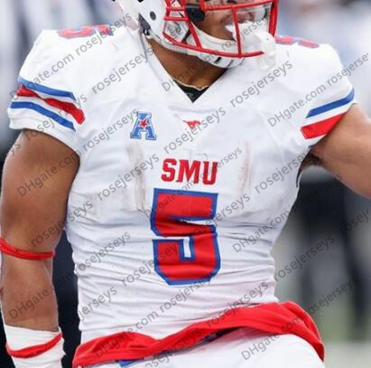 Hot Custom SMU Mustangs 2024 Football Jersey Preston Stone Jaylan Knighton RJ Maryland LJ Johnson Jake Bailey Moochie Dixon Romello Brinson Men Women 