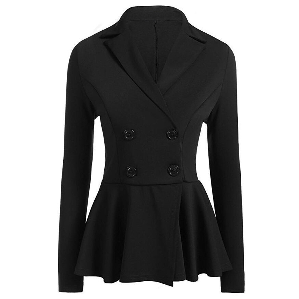 suit blazer women fashion blazer mujer 2019 work Style jacket solid bleiser feminino High quality d90514, Black 
suit blazer women fashion blazer mujer 2019 work Style jacket solid bleiser feminino High quality d90514, Black