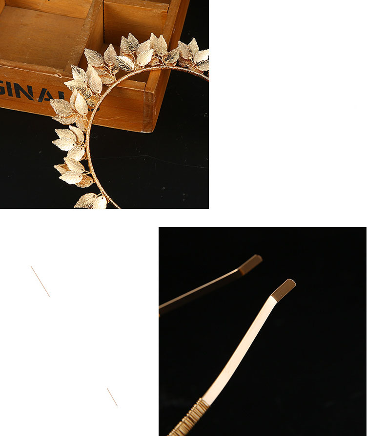 hot sale gold silver wedding bridal leaf tiara head pieces crystal bridal headbands hair accessories bride dresses