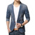 Men's Suits & Blazers 2021 Brand Blazer Men Fashion Mens Denim Jacket Coat Masculino Slim Fit Casual Autumn Jeans Suit