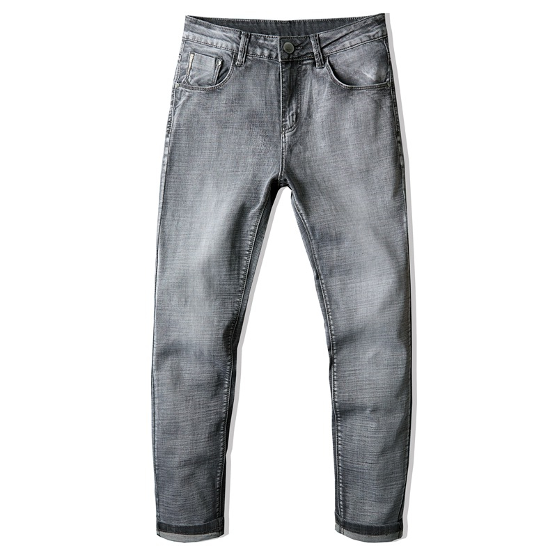 2020 Summer Autumn New High Quality Smart Casual Slim Fit Solid Color Men's Jeans Cotton Denim Straight Gray Jean Size 28-40
2020 Summer Autumn New High Quality Smart Casual Slim Fit Solid Color Men's Jeans Cotton Denim Straight Gray Jean Size 28-40