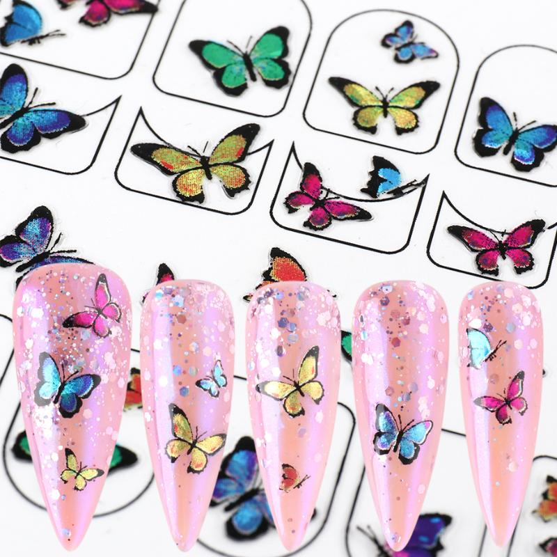 1pcs 3D Colorful Butterfly Nail Art Stickers Adhesive Sliders Gold Nail Transfer Decals Foil Wraps Manicure Decorations TR1787, Gold 3d butterfly
1pcs 3D Colorful Butterfly Nail Art Stickers Adhesive Sliders Gold Nail Transfer Decals Foil Wraps Manicure Decorations TR1787, Gold 3d butterfly