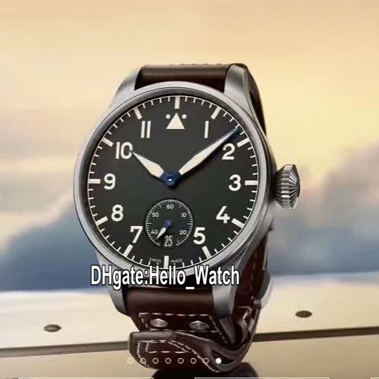Luxury New Big Pilot Heritage 46mm Steel Case IW510301 Black Dial Automatic Mens Watch Brown Leather Strap Sport Watches Hello_Watch 2 Color, Waterproof service
Luxury New Big Pilot Heritage 46mm Steel Case IW510301 Black Dial Automatic Mens Watch Brown Leather Strap Sport Watches Hello_Watch 2 Color, Waterproof service