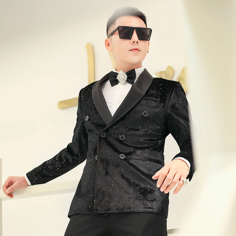 Veste Blazer Homme Men Black Blazer Sexy Costumes Mens Wedding Singer Man's Suit 2020 Spring Slim Fit In Men
Veste Blazer Homme Men Black Blazer Sexy Costumes Mens Wedding Singer Man's Suit 2020 Spring Slim Fit In Men