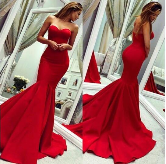 Sexy Red African Mermaid Prom Dresses Long Sweetheart New Vestidos Sweet 16 Graduation Dresses Elegant Formal Evening Gowns Abendkleider, Black 
Sexy Red African Mermaid Prom Dresses Long Sweetheart New Vestidos Sweet 16 Graduation Dresses Elegant Formal Evening Gowns Abendkleider, Black