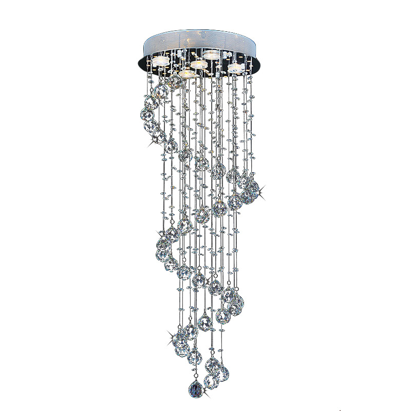 Ceiling chandelier LED K9 crystal chandeliers lights stairs hanging light lamp Indoor lighting decoration GU10 chandelier light fixtures
Ceiling chandelier LED K9 crystal chandeliers lights stairs hanging light lamp Indoor lighting decoration GU10 chandelier light fixtures