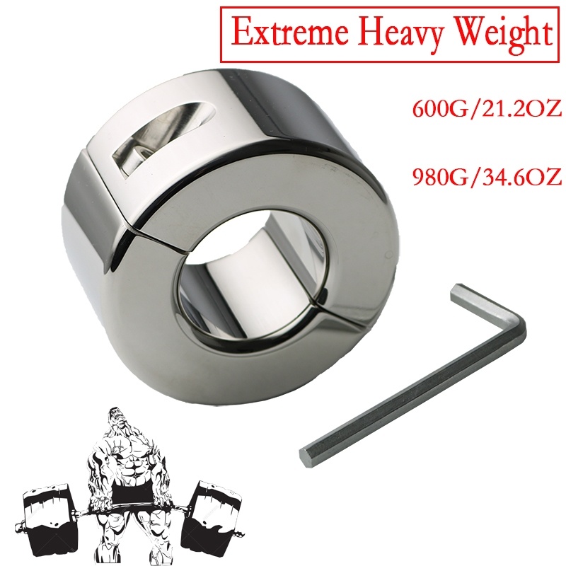 Stainless Steel Advanced Ball Stretcher 600g/980g Extreme Heavy Weights Steel Cock Ring for Men
Stainless Steel Advanced Ball Stretcher 600g/980g Extreme Heavy Weights Steel Cock Ring for Men