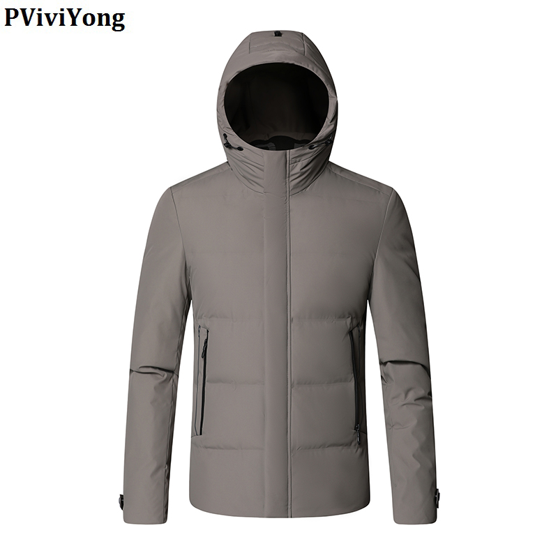 PViviYong 2019 Winter new fashion high quality 80% white duck down jacket hooded brief paragraph slim Coat men Q28191F, Black
PViviYong 2019 Winter new fashion high quality 80% white duck down jacket hooded brief paragraph slim Coat men Q28191F, Black