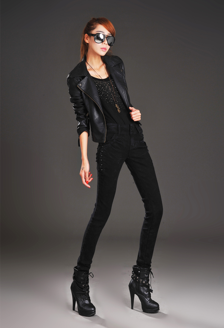 Black Black Spandex Stretch Jeans Han Fan Big Yards Of Cultivate One'S Morality Show Thin Foot Trousers
Black Black Spandex Stretch Jeans Han Fan Big Yards Of Cultivate One'S Morality Show Thin Foot Trousers