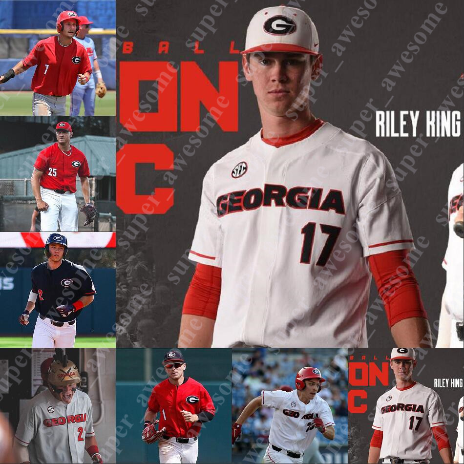Georgia Bulldogs Baseball Jersey Connor Tate Corey Collins Riley King Buddy Floyd Fernando Gonzalez Cole Tate Joshua McAllister Chaney Roger, Blue;black
Georgia Bulldogs Baseball Jersey Connor Tate Corey Collins Riley King Buddy Floyd Fernando Gonzalez Cole Tate Joshua McAllister Chaney Roger, Blue;black