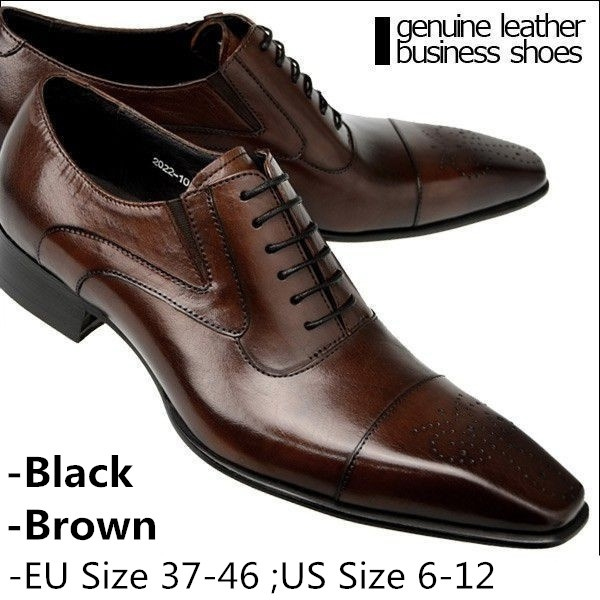 new high quality genuine leather pointed toe men shoes business shoes men classic casual leather oxfords men dress shoes plus size, Brown
new high quality genuine leather pointed toe men shoes business shoes men classic casual leather oxfords men dress shoes plus size, Brown