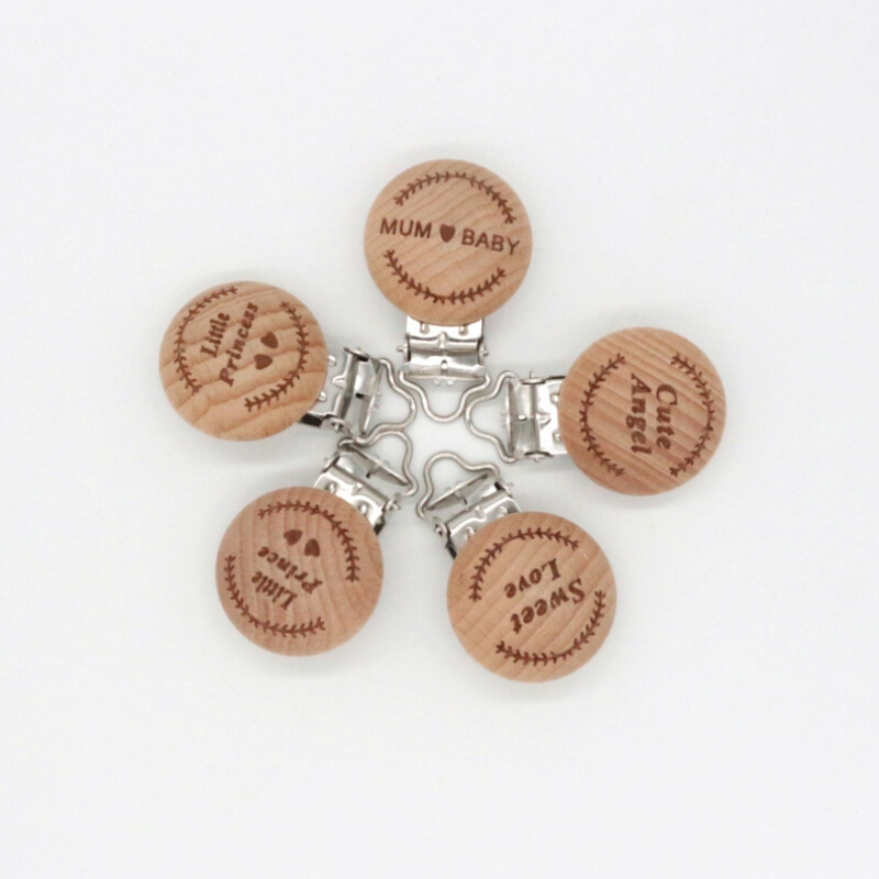 Wooden Engraved Baby Clips Pacifier Holder Cartoon Beech Wood Baby Pacifier Clips Lovely Clip BPA Free 
Wooden Engraved Baby Clips Pacifier Holder Cartoon Beech Wood Baby Pacifier Clips Lovely Clip BPA Free