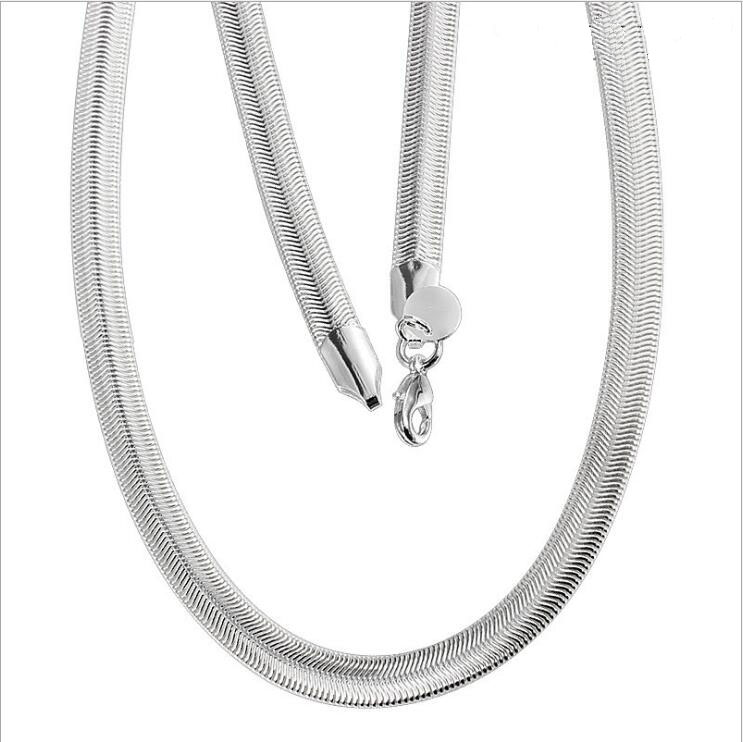 Fashion Plated sterling silver Chains necklace 20INCHS*10MM Flat Snake Necklace DHSN209 Hot sale 925 silver plate Chains jewelry
Fashion Plated sterling silver Chains necklace 20INCHS*10MM Flat Snake Necklace DHSN209 Hot sale 925 silver plate Chains jewelry
