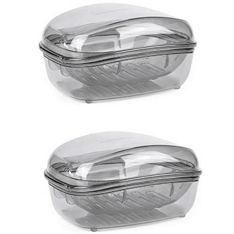 Soap Case Holder Container Box for Home Large Size Transparent Plastic Soap Case Holder Portable Clear Container Box Home S, Gray
Soap Case Holder Container Box for Home Large Size Transparent Plastic Soap Case Holder Portable Clear Container Box Home S, Gray