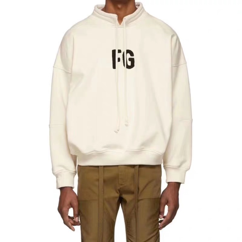 Fear of God high quality hoodie high street fashion sweater men's designer top with logo and tags luxury sweater for men and women -XL, Ivory
Fear of God high quality hoodie high street fashion sweater men's designer top with logo and tags luxury sweater for men and women -XL, Ivory