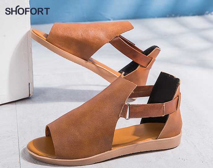 SHOFORT 2020 summer new braided wedge simple multicolor leather stitching buckle women's fish mouth Romanesque sandals, Brown
SHOFORT 2020 summer new braided wedge simple multicolor leather stitching buckle women's fish mouth Romanesque sandals, Brown